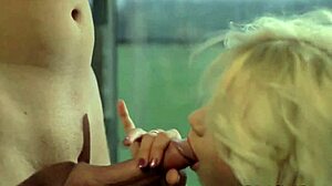 Blonde girlfriend, do you want to give an amazing blowjob with cum swallow?