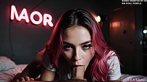 Fucking park beauty hard with monster cock until cumming deep in her tight pussy. Ai generated 3d action with huge creampie.