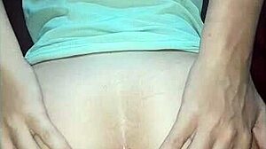 Naughty Girl Doing Anal Training On Christmas With Shaved Pussy?