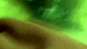 She gives heavenly handjob with big natural tits teasing