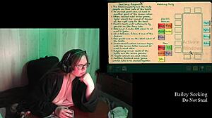 Naked Brunette with Big Tits in Haunting Castle Malloy Game Playthrough Part 2