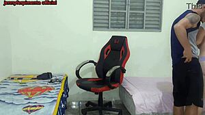 Beautiful Big Boobs Milf Jayden Jaymes Contrasts Shaved Pussy with Hard Fuck