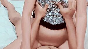 Women often scream when water suddenly comes rushing out in public spots