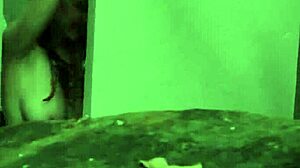 Inked teen Elizabeth Marx strips and reveals her huge natural tits outdoors in tropical forest.