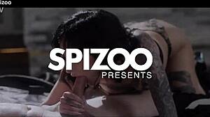 i dominate as lysagna delray licking brunette sub in lingerie bent over