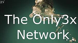 Intense emotions surge in bedroom cuckold group with blonde and brunette licking pussy.