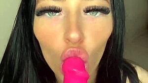 Oh man, this british slut is playing with herself on webcam