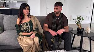 Aaliyah Yasin sucks her step-bro's cock during Eid