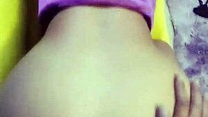 Hey check out this sexy amateur latina student in lingerie clip