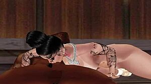 Girl Blows Merxyrs On IMVU!