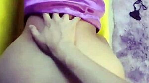 Hey check out this sexy amateur latina student in lingerie clip