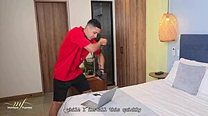 Stepson Catches Monique Fuentes Masturbating With Microphones