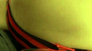 horny young babe flaunts her big ass