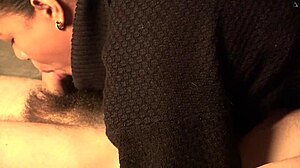 Extreme deepthroat and gagging finishing in her mouth after hard and fast handjob hairy veiny cock