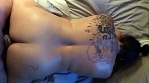 JUMPER247 Gets Bent Over in Doggystyle Fucking as Tattooed BBW.