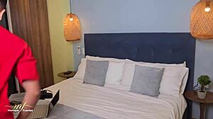 Stepson Catches Monique Fuentes Masturbating With Microphones