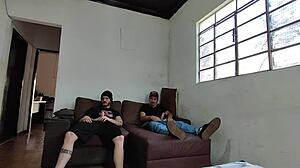 Hey Carlos Urach and Carmona, let's jerk those big cocks together in bareback fetish fun!