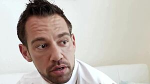 Stockings stepteen gets fucked hard by huge cock in taboo fetish scene!