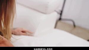 cassidy luxe takes monster cocks in blonde bubble butt for double penetration with gaping