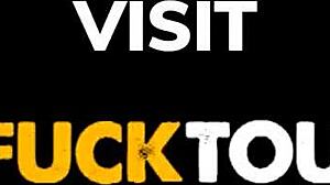 Tattooed Bikini Babe Sucks Big Dick Lollipop