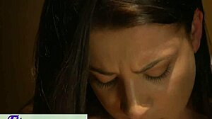 Big natural tits girls explore each other after yoga. Their lesbian workout turns into steamy gym sex with athletic bodies.