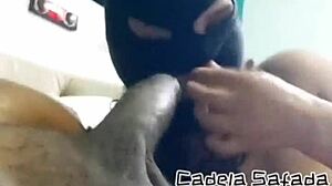 Masked BBW Cadela Safada Feels Seductive With Prostitute Vibes