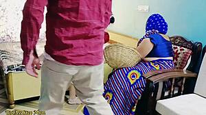 Indian outdoor threesome with stepdaughter and stepmom banging young boy.