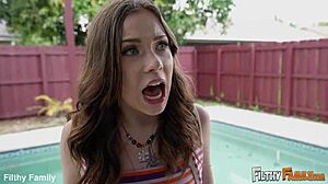 What are you doing spying on your stepmom like that?