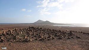 Melena Maria Rya in the desert