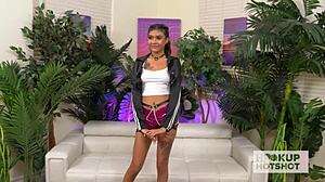 hey reina hart, this skinny young latina with natural tits, you getting fucked rough in doggystyle and missionary with deepthroat and facial cumshot??