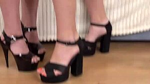 iris kiss kiss and anastasia mistress feel thrilled with big milk surprise during hard assfucking and gaping with buttplug.