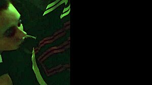 Amber has a warm mouth for rookie cameraman in homemade session