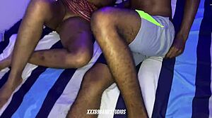 I feel so connected in this african sensual missionary love making with pretty pussy licking