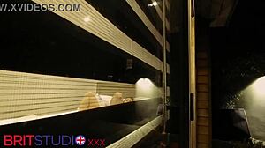 your curvy british neighbor with big natural tits fingers herself in homemade solo session