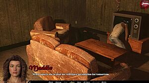 lets play sandstorm part 4 with shaved brunette handjob