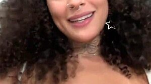 Amateur Latina Unleashes Heat In First Pov With Sloppy Deepthroat Blowjob, Cowgirl Riding, And Cum On Natural Tits