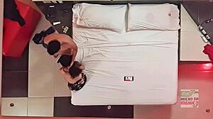 Hidden camera pov captures regal wife fucking right in front of her cuckold husband