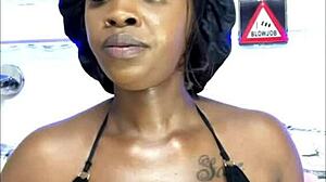 Why does my pussy open up squirting wildly while dancing in lingerie outdoors with my curvy ebony girlfriend?