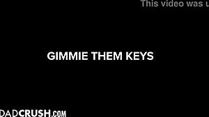 Chloe Rose teases with puffy pussy in shorts before vibrator play and taboo fucking with Ike Diezel.