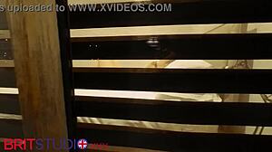 your curvy british neighbor with big natural tits fingers herself in homemade solo session