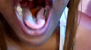 Naejae gets turned on listening to models film solo orgasm.