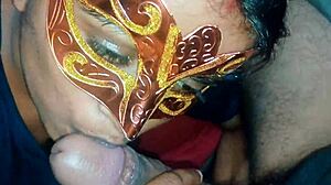 neha bhabhi handles a big cock with deep sucking, leading to a mouthful cumshot and swallow in this homemade compilation of cum in mouth and facial fun