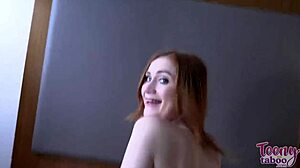 Kittenish Redhead Scarlet Skies Enjoys Taboo Missionary Sex With Seth Brogan In Bed