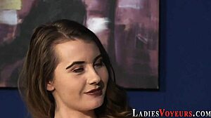 Femdom Babe Masturbates in Heels