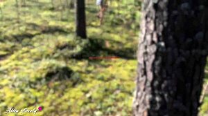 Stranger Fucks Brunette College Girl Mouth And Pussy In Outdoor Public Spot