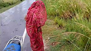 New Indian Honeymoon Couple Fucking Sex Outdoor with Audio Story Official Video by Mumbai Ashu