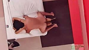 Hidden camera pov captures regal wife fucking right in front of her cuckold husband