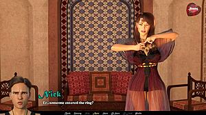 lets play sandstorm part 4 with shaved brunette handjob