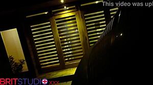 your curvy british neighbor with big natural tits fingers herself in homemade solo session