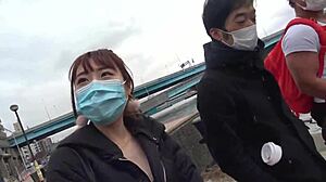 stunning japanese babe mio na with beautiful ass big natural tits gets doggystyle cumshot in homemade video